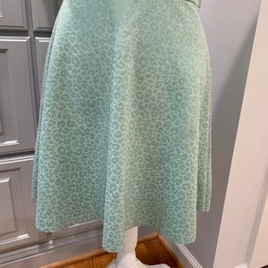 Women's ODCOCD Green Leopard Print Skirt, Size 6, NWT